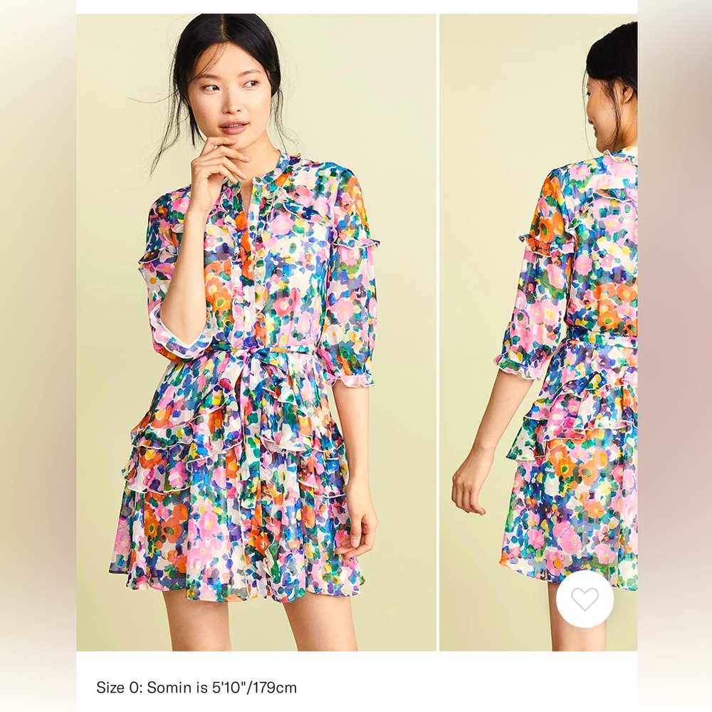 SALONI Tilly Ruffle Dress